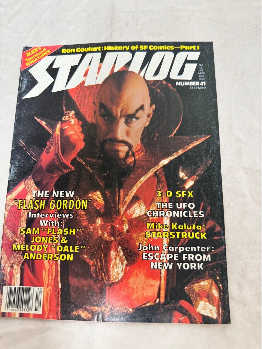 Starlog Science Fiction Magazine No 41 December 1980 Flash Gordon Cover